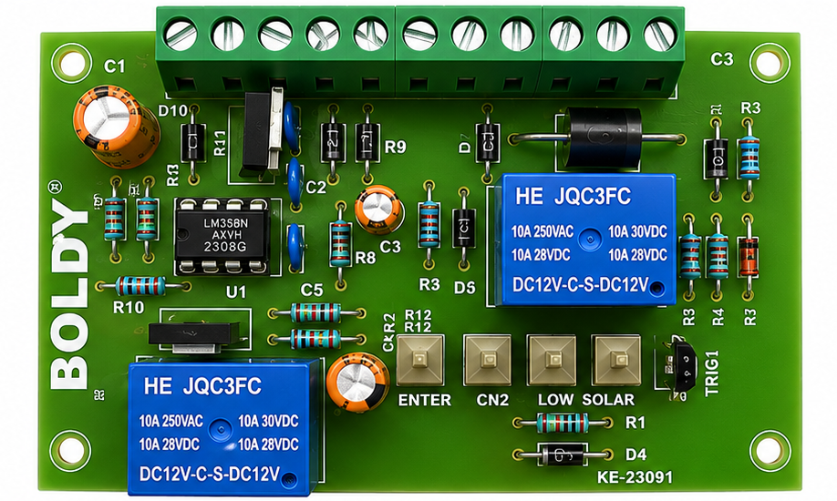 Solar + Siren PCB